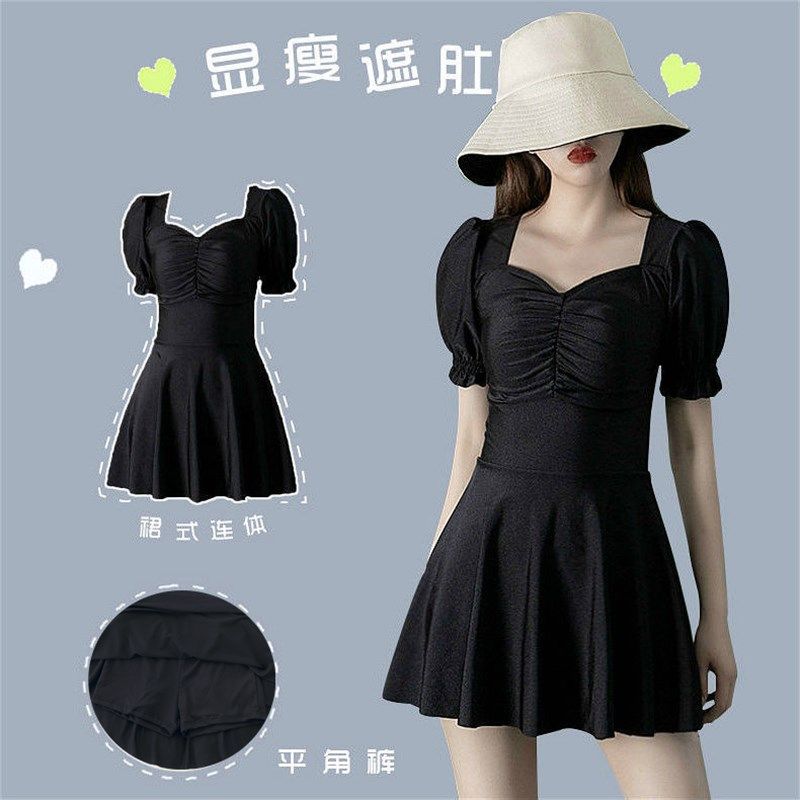 泳衣女裙式连体保守显瘦韩国ins风学生小胸聚拢仙女范温泉游泳装,运动/瑜伽/健身/球迷用品,连体泳衣,淘宝优惠券,粉丝福利购,淘宝优惠卷