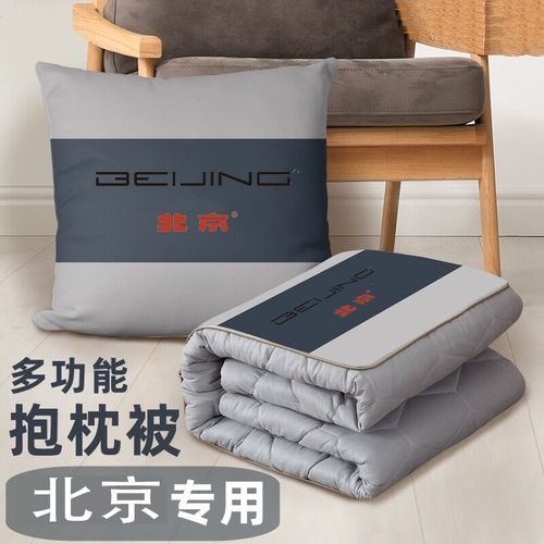 北京汽车BcJ40BJ50BJ80BJ90护腰靠垫车载空调抱枕被子两用内饰用