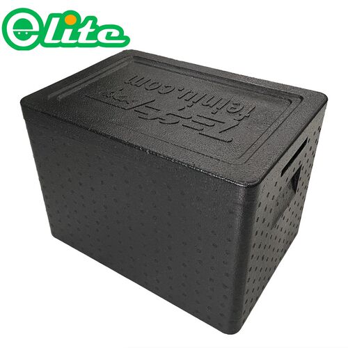加厚18L升保温箱黑泡沫箱EPP冷链箱摆摊冰激凌手工冰淇淋海鲜