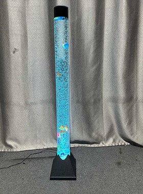 亚克力卧室新居墙摆件气s泡水族婚庆路引水柱管室内形象装饰客厅