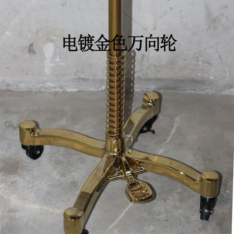 服装模特道具底座支架可升降 立裁人台三角万向轮底座配件可移动