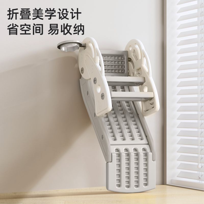 儿童室内滑滑梯家用小型宝宝滑梯折叠多功能家庭游乐场篮球框玩具