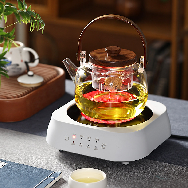 福也茶炉电陶炉小型煮茶烧水多功能加热玻璃壶煮茶器煮茶炉