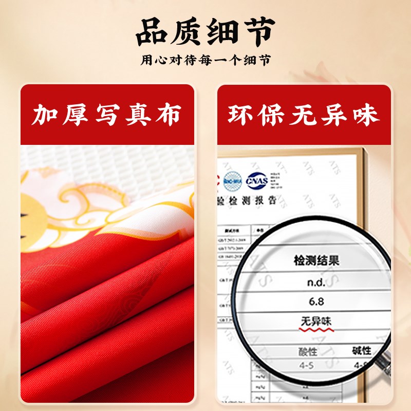 龙宝宝百日宴挂布装饰百天满月背景条幅场景中式布置拍照道具仪式