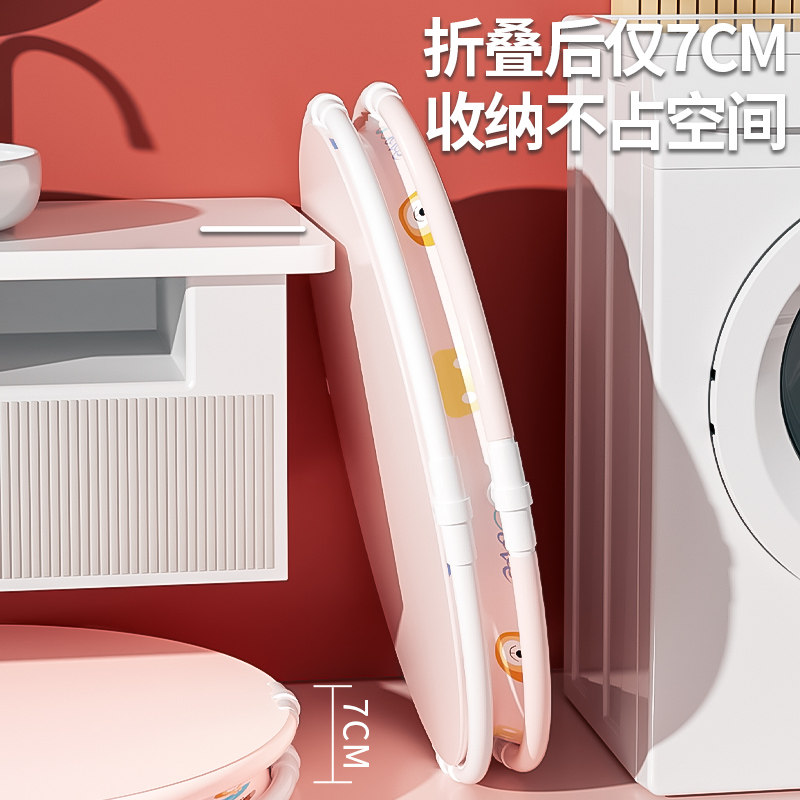 婴儿游泳桶家用大人洗澡盆宝宝小孩沐浴泳池可坐可折叠儿童泡澡桶