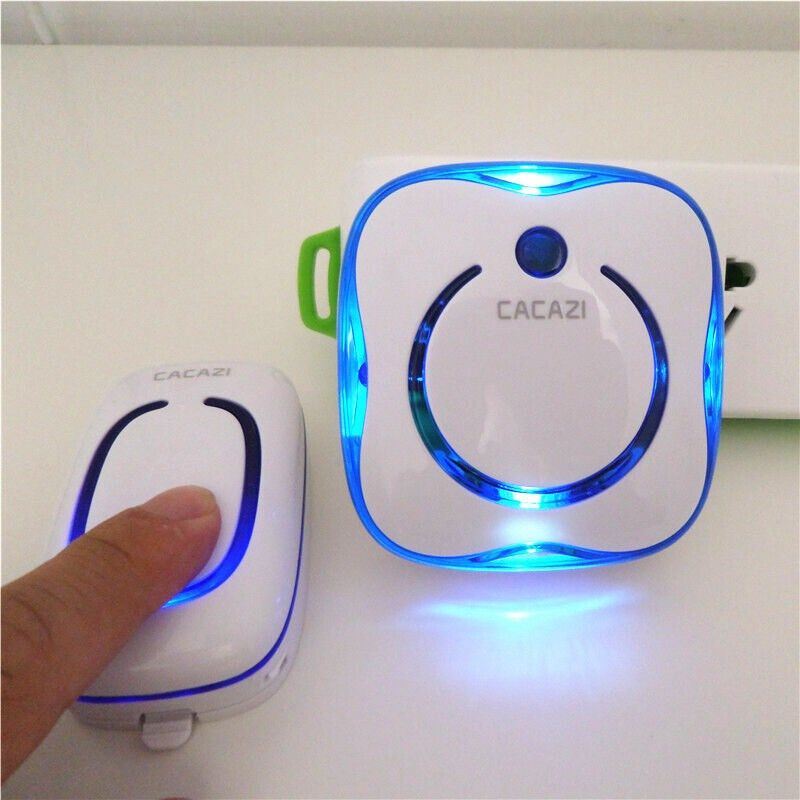 立可安家用无线门铃感应呼叫器智能无线交流门玲呼叫按钮一对一不