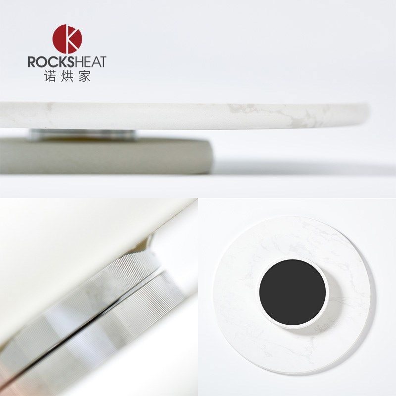 蛋糕转盘大理石裱花台喷砂转台防滑家用烘焙工具拍摄展示台