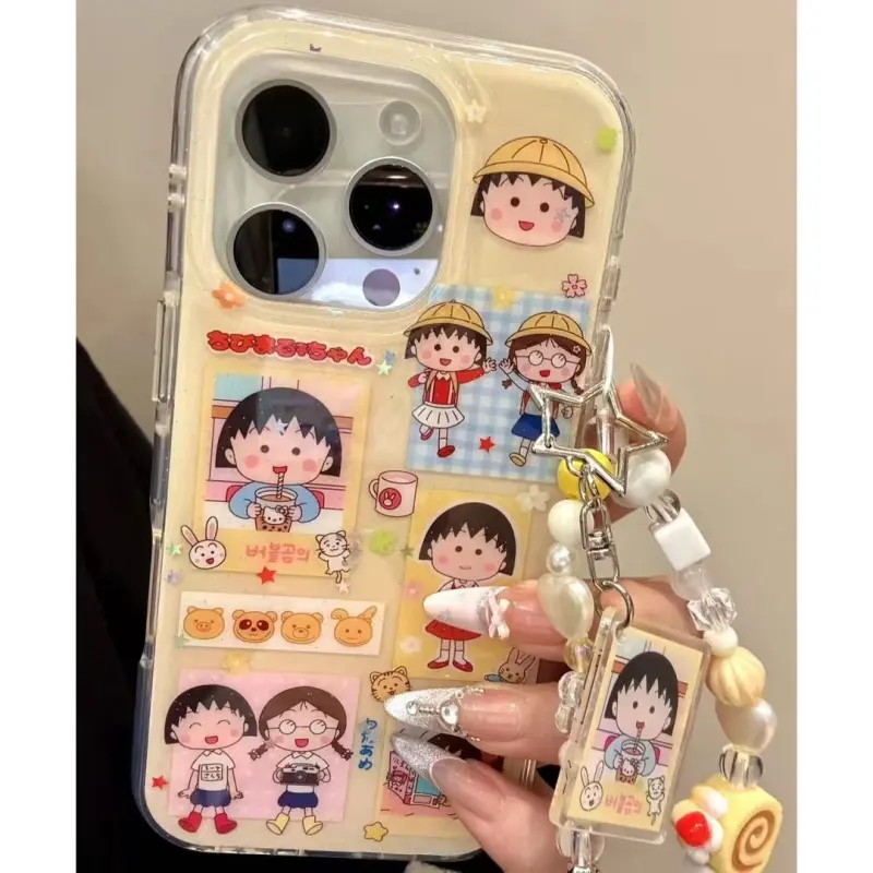 插画小丸子适用vivo系列手机壳