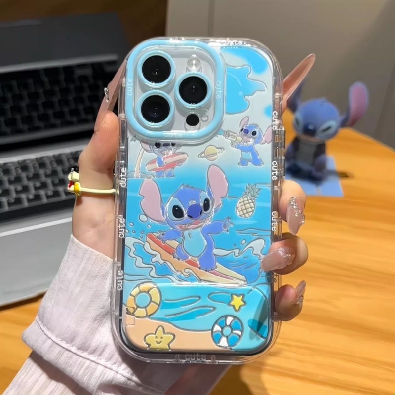 冲浪史迪仔适用苹果17PRO手机壳IPHONE15promax14plus13华为mate60pura70荣耀400magic7奶油羽纱nova12ultra