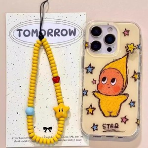 涂鸦星星人适用苹果17PRO手机壳IPHONE15promax14plus13华为mate70+pura80荣耀migic7nova12白色IMD400P60套