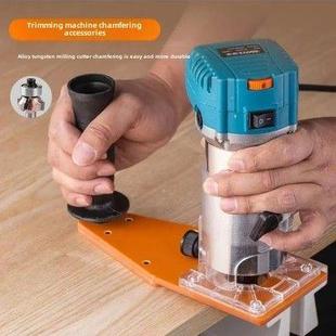 木工工具4齿圆刀木工修边机Pvc边条修边正反圆弧R倒角头