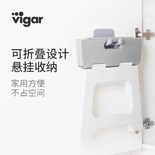西班牙vigar维宜卡折叠凳家用便携小板凳收纳换鞋凳高承重力马扎