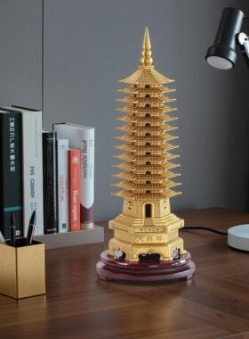 铜质文昌塔9楼9楼13楼13楼文丰塔铜质宝塔饰品精工文昌塔中国工艺