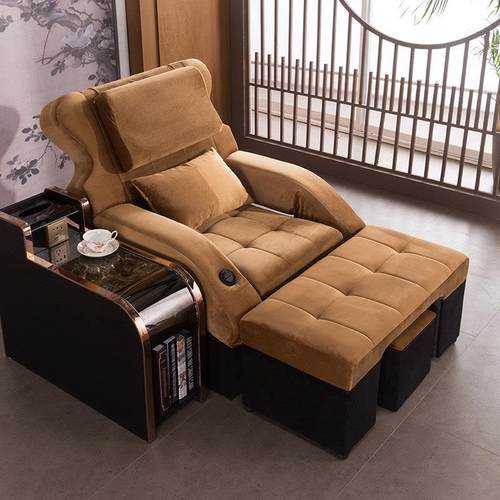 足浴沙发电动躺椅沐足洗脚浴按摩休闲 桑拿椅会所浴室足疗沙发床