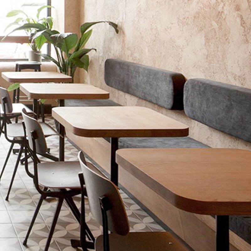 餐桌轻奢现代简约 咖啡厅奶茶店实木桌子方形 复古工业风桌椅组合,住宅家具,板木餐桌,淘宝优惠券,粉丝福利购,淘宝优惠卷