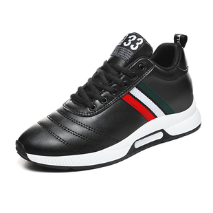 内增高运动休闲鞋 冬季 黑色时尚 6cm8cm10cm加绒棉鞋 子 保暖增高男鞋