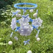 手工diy雪花扭扭棒风铃挂件材料包编织装 饰品送情侣闺蜜礼物