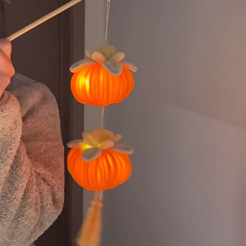 2026年新款柿柿如意花灯扭扭棒diy材料包可发光阳台挂饰创意串灯,节庆用品/礼品,灯笼材料包,淘宝优惠券,粉丝福利购,淘宝优惠卷