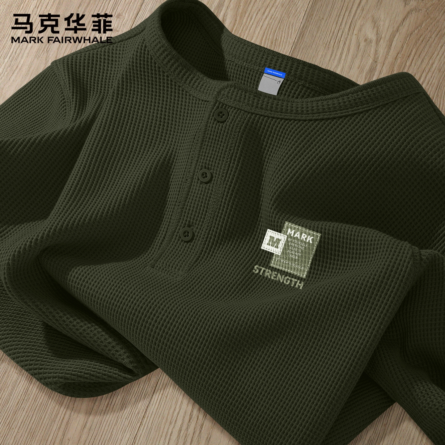 马克华菲t恤男生长袖春秋款