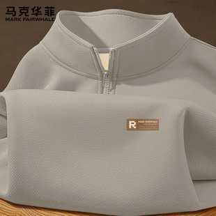 马克华菲男士加绒卫衣2026新款秋冬男生上衣高级感保暖衣服男款X