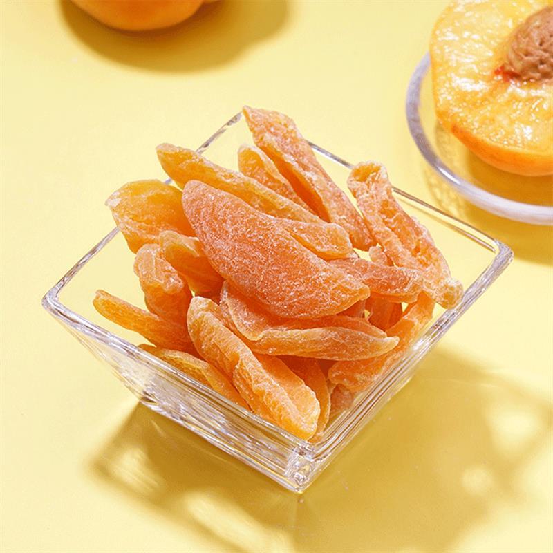 黄桃干500g罐装办公休闲零食特产水果干桃肉果脯蜜饯即食