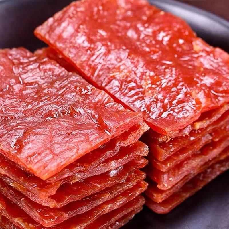 正宗靖江金奖猪肉脯500克原味芝麻味袋肉干肉条鸡猪肉片休闲零食