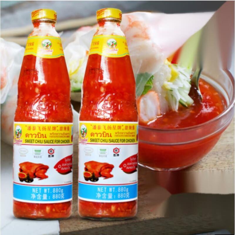 泰国进口潘泰诺华星牌泰式甜辣酱530g手抓饼酱料泰式甜辣酱辣鸡酱