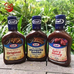 卡夫BBQ烟熏味烧烤调味酱 牛肉烤肉腌料调料Kraft Barbecue Sauce