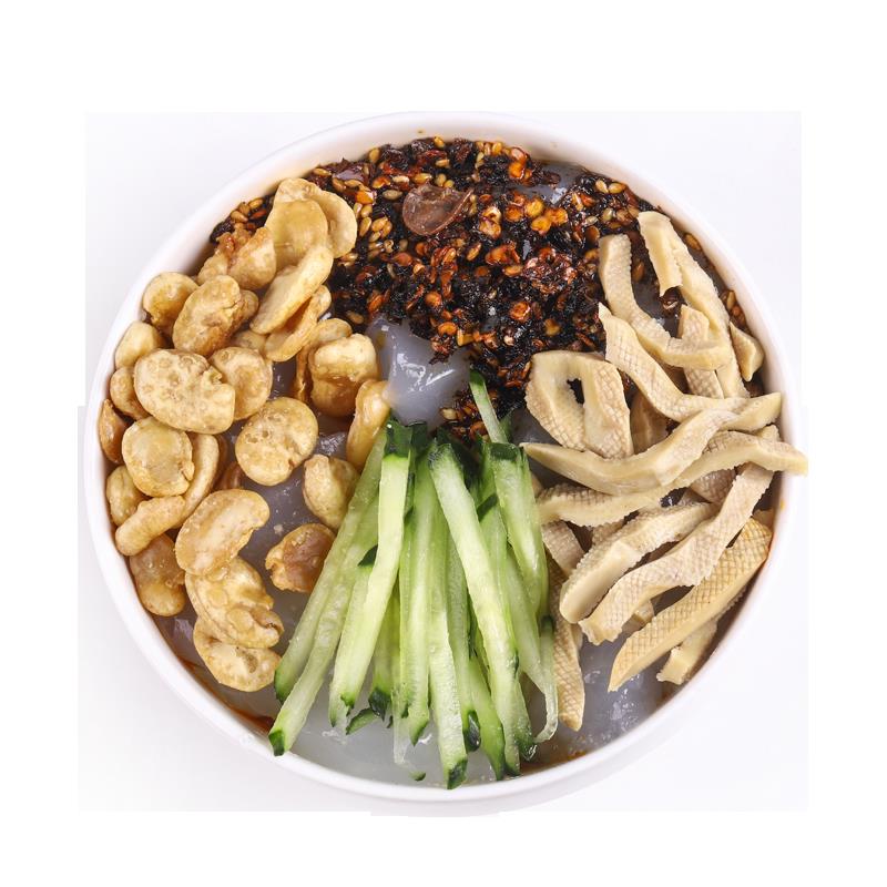 山西特产浑源凉皮大同顺意凉粉店粉皮380g*1份盒装