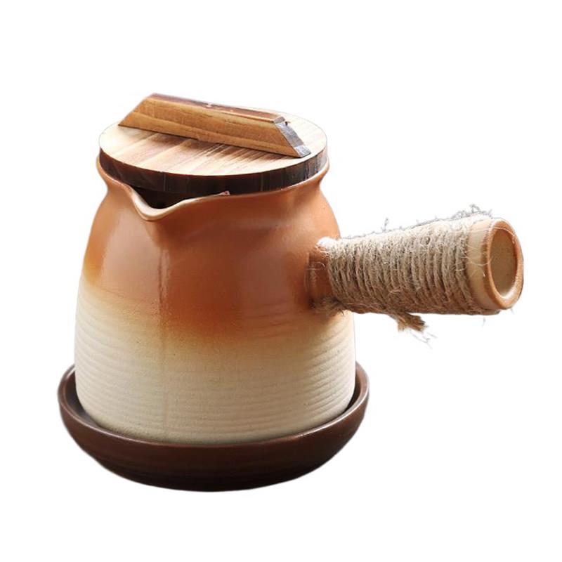 围炉煮茶壶2025新款网红烤奶茶家用罐罐壶明火干烧中式侧把壶办公