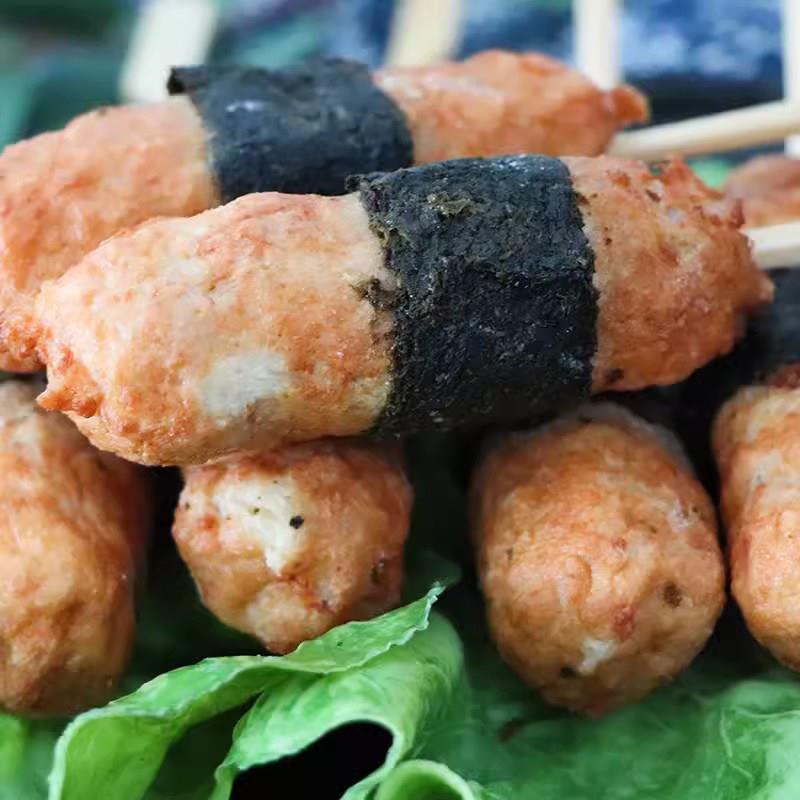 新品尽美海苔鸡肉棒商用半成品便利店关东煮火锅食材日式烧烤串烧