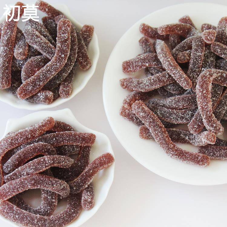 1000克酸砂话梅味橡皮糖 酸味软糖 儿童糖果健康零食果汁水果软糖