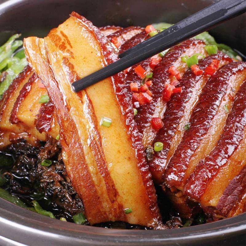 新品四川梅菜扣肉500g碗熟食梅干菜五花猪肉即食下酒菜半成品美食