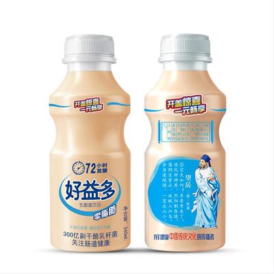 好益多乳酸菌饮品原味酸甜含乳饮料72小时发酵乳340ml*12瓶整箱