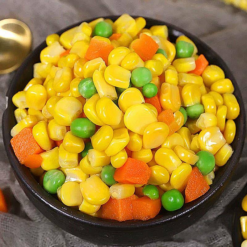 新品速冻什锦蔬菜三色青豆胡萝卜豌豆玉米粒炒饭轻食混合什锦蔬菜