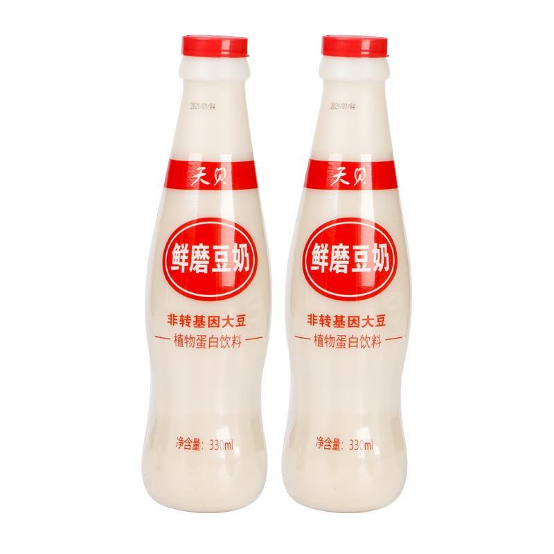 湖南厂家豆奶整箱豆奶饮品现货原味豆浆330ml鲜磨早餐豆奶