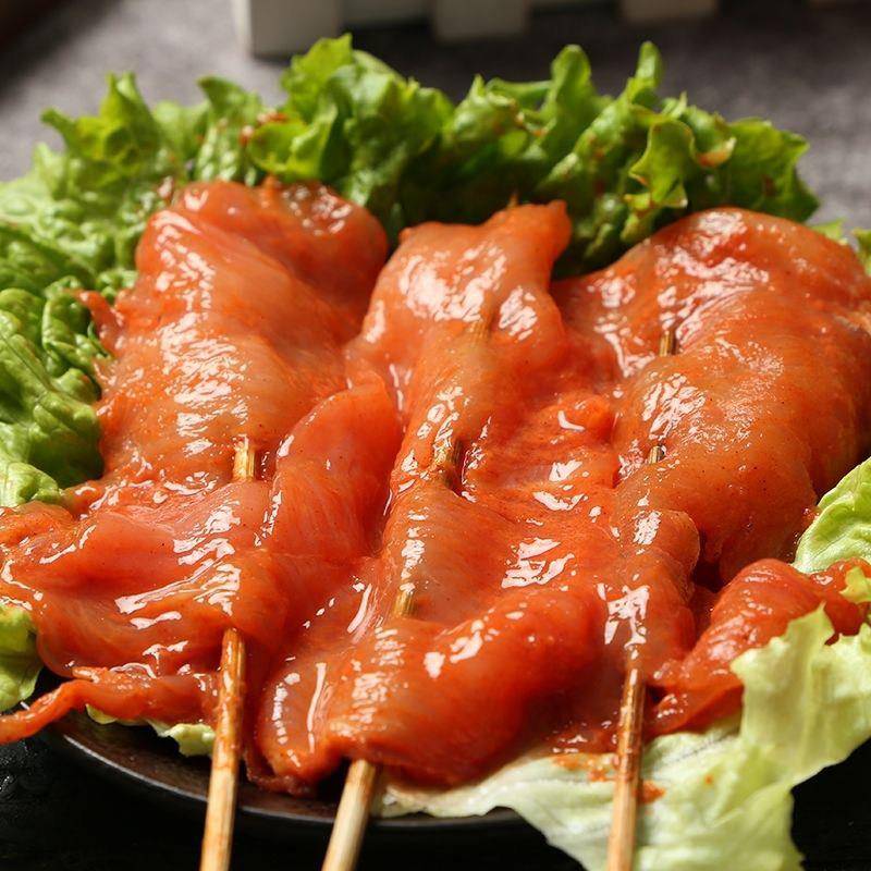 新品奥尔良鸡肉串商用里脊肉片半成品铁板烧烤油炸麻辣烫手抓饼配