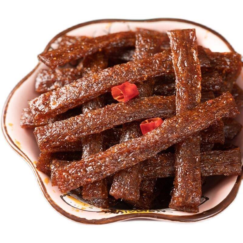 周长江小蹄筋辣条100包香辣小面筋湖南特产90后儿时怀旧零食小吃
