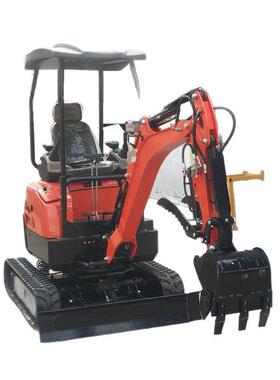 农用履带式挖掘机双缸柴油小挖机挖沟开渠多功能工程用挖掘机厂家
