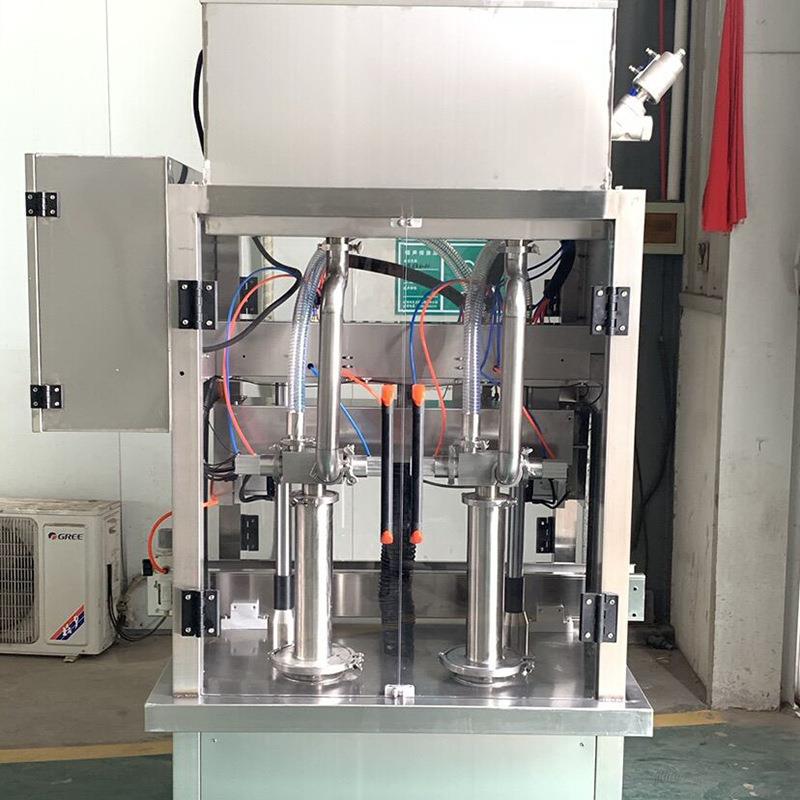 牛奶饮料单头自动定量灌装机跟踪式气动小型膏液两用灌装机