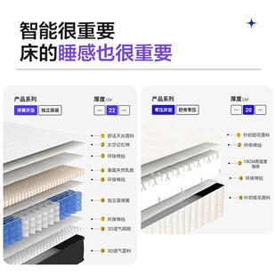 奶油风皮艺床 智能电动大象耳朵悬浮床多功能现代简约双人极简新款