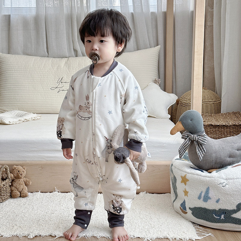 秋冬新品恒温婴儿睡袋宝宝纯棉加厚防踢被幼儿冬季夹棉保暖分腿,婴童用品,睡袋/防踢被,淘宝优惠券,粉丝福利购,淘宝优惠卷