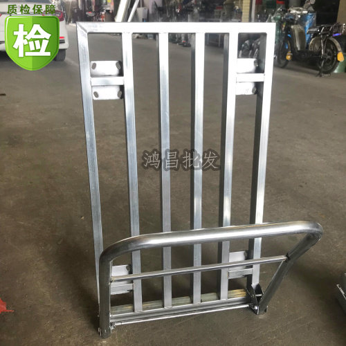 载重手推车 搬运车 加厚镀锌方管手拉车 折叠平板车拉货 方管车架