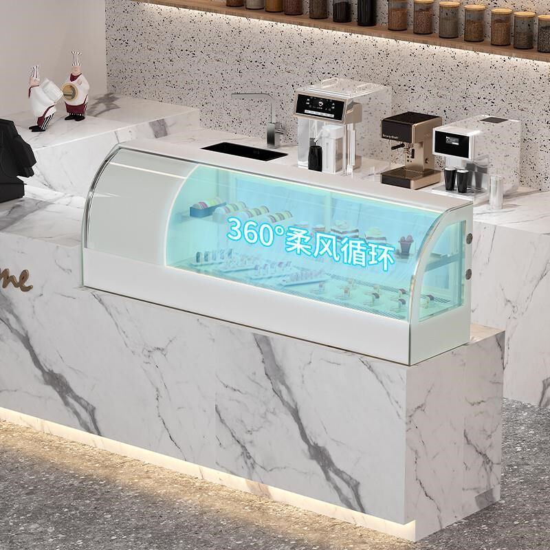 寿司展示柜小型台式蛋糕柜商用桌上甜品水果刺身咖啡店冷藏保鲜柜