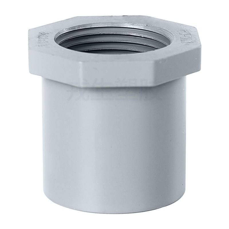 CPVC内丝补芯内牙变径补心仪表接头PVC管件卜申内螺纹缩节4分20