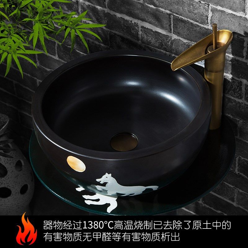 阳台立柱盆室外洗手盆庭院院子洗手池柱式洗脸盆一体式落地洗手台