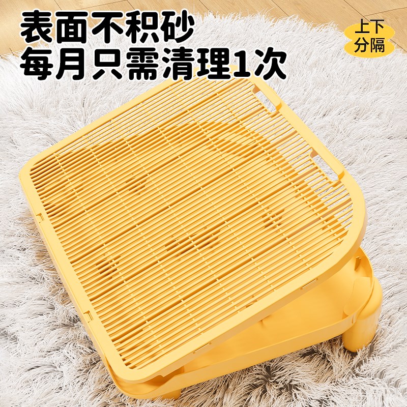 猫砂垫猫咪控砂垫踏板防带出防外溅猫砂盆围边控砂台双层加高垫子