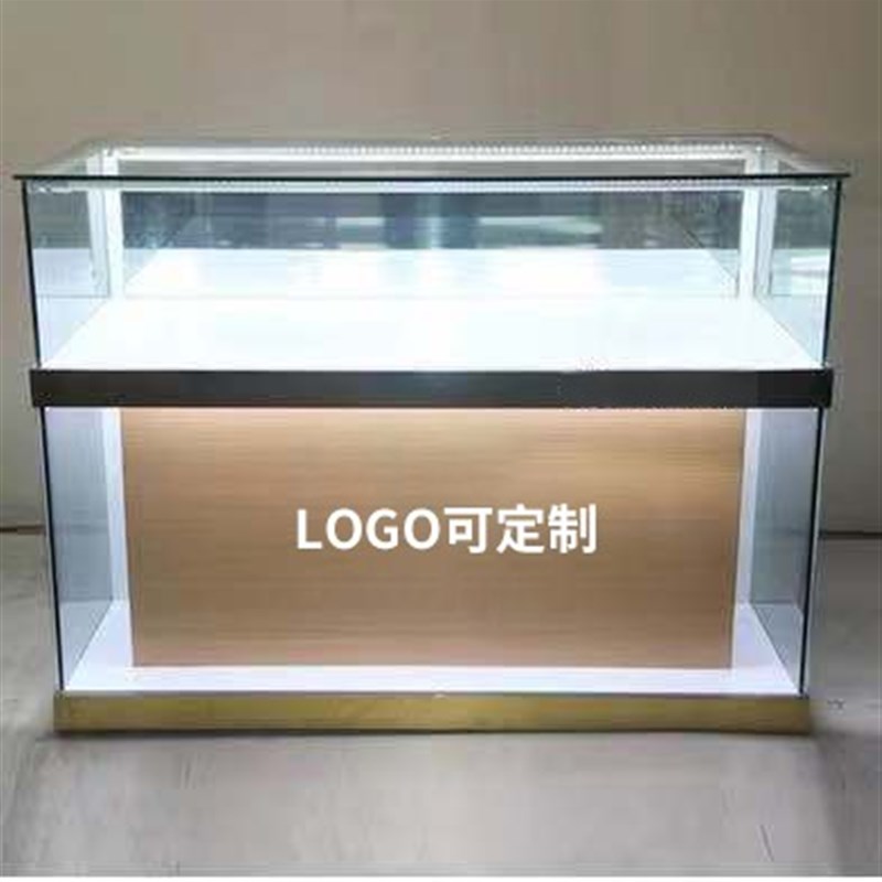 手机柜台展示柜商用新款珠宝柜台靠墙烤漆玻璃展柜手机展示柜定制