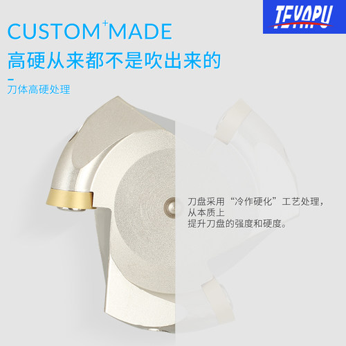 新品炮塔普通铣床刀盘5R50/5R80面铣刀盘R5刀片圆鼻刀盘铣刀杆