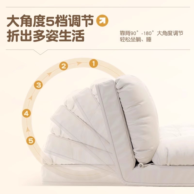 人类狗窝懒人沙发可躺可睡折叠沙发床卧室飘窗靠背椅子懒人窝窝椅